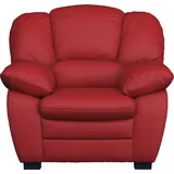 Cotta Sessel COTTA Baumwolle/Polyester 109 x 88 x 92 cm rot