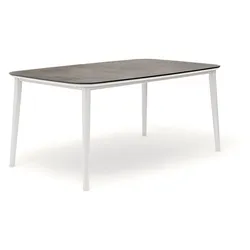 Tisch Charlie - 230 x 100 cm 301 - weiß 400 - Teak