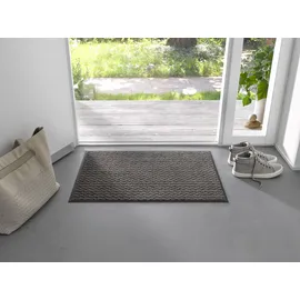 Wash+Dry Fußmatte Duo Mocha 40x60cm, innen und außen, waschbar, Braun