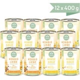 naftie Veganes Nassfutter Mischpaket neue Sorten 12x400 g Dose