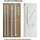 Gardinenbox 1er Set Schiebegardine Flächenvorhang Mikrofaser Vorhang Gardine Raumteiler HxB 245x60 cm Weiß Matt Paneelwagen Beschwerungsstange, 85600N