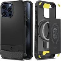 SPIGEN iPhone 15 Pro Rugged Armor Hülle schwarz