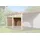 Weka Hohe Seitenwand für Terrassenüberdachung 672 Beige