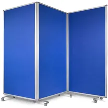 Office Marshal Filz-Trennwand 180 x 180 cm Blau