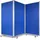 Office Marshal Filz-Trennwand 180 x 180 cm Blau