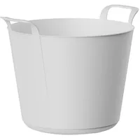 Plastiken 88101 Mehrzweckkorb aus Kunststoff, Weiß, 42 l
