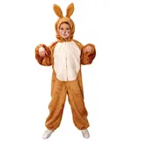Orlob Kostüm Brauner Hase Overall für Kinder 164 | 164