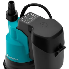 Gardena Akku-Klarwasser-Tauchpumpe 2000/2 18V P4A Set, inkl. 1x Li-Ion Akku 2,5Ah, Ladegerät