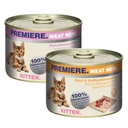 PREMIERE Meat Menu Kitten Mixpaket 6x200g