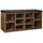 VASAGLE Schuhbank 104 x 30 x 48 cm Sitzbank / braun