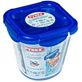 Pyrex 1451029 Gehege mit Deckel, 12 x 12 cm, Glas, transparent, 0,8 l