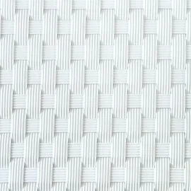 zaunzu® Sichtschutzstreifen 26 m weiß Rattan