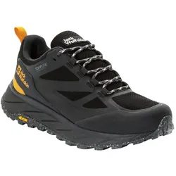 Jack Wolfskin Alltag-Travelschuhe Terraventure Texapore Low (wasserdicht, atmungsaktiv) schwarz Herren