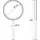 EMCO Pure Handspiegel, Durchmesser 152 mm, 5-fach,
