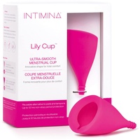 INTIMINA Lily Cup Größe B, Sehr weiche Menstruationstasse, wiederverwendbarer Menstruationsschutz für bis zu 8 Stunden