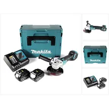 Makita DGA511RGJ inkl. 2 x 6,0 Ah + Makpac Gr. 3