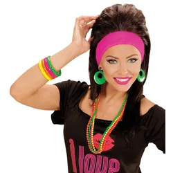 Bunte Neonfieber Party Armbänder - OS
