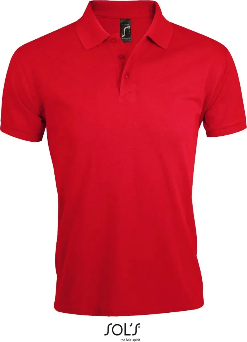 SOLS Schweres Herren Piqué Polo 00571 red 5XL