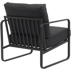 CLP Lounger Manea schwarz/Kunstleder