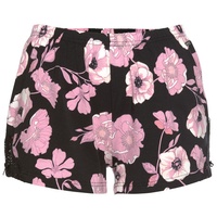 LASCANA Shorts Damen rosa-schwarz-geblümt-gemustert
