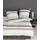 JANINE J.D. Mako-Satin Gestreift Mehrfarbig 200 x 200 cm + 2 x 80 x 80 cm
