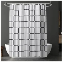 Luxuskollektion Duschvorhang 180 x 180 cm wasserdicht