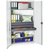 Stumpf, Werkstattschrank, Werkzeugsch 3SL1000 3 Wa 1800x1000x500 mm grau (100 cm, 180 cm)