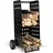 IDMarket Kaminholzständer Stahl 40 x 40 x 100,5 cm Schwarz