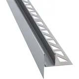 Dalsys Gefällekeil zur Glasaufnahme 98cm, x 19mm, Links Silber