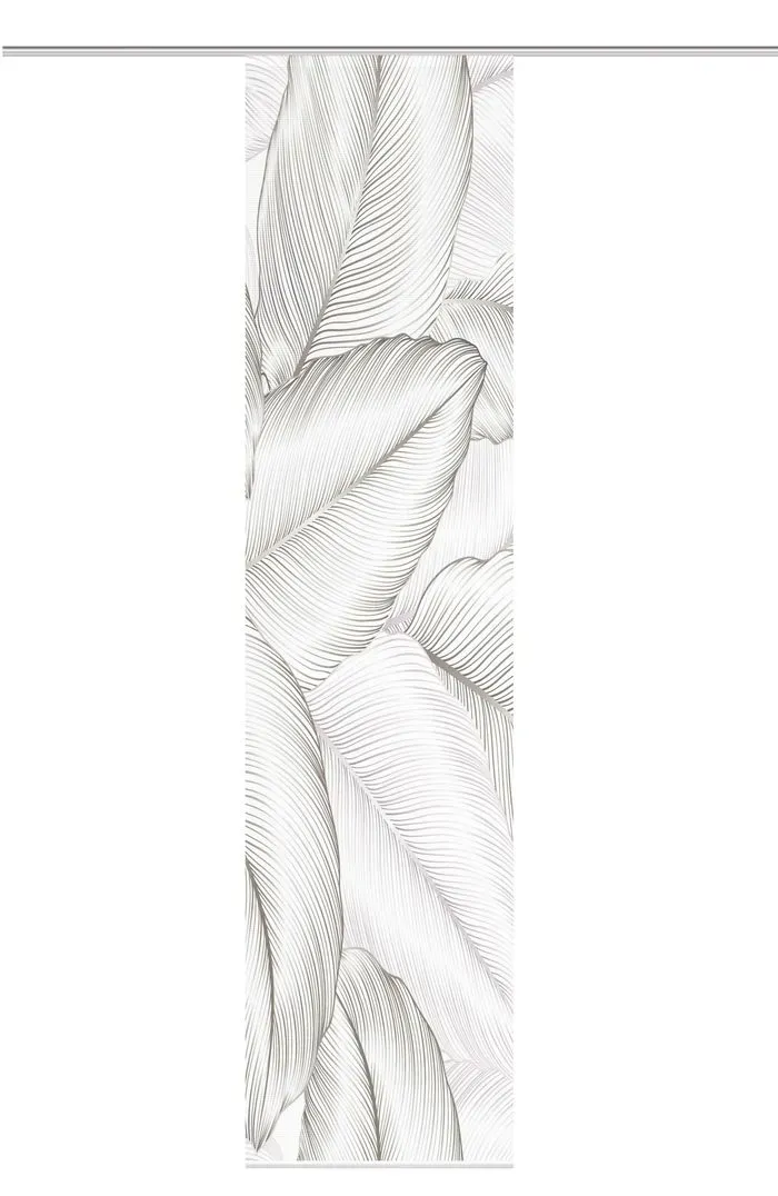 Schmidt Schiebevorhang Beleze 60 x 260 cm Polyester Grau Taupe