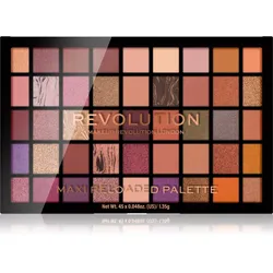 Makeup Revolution Maxi Reloaded Palette Palette mit pudrigen Lidschatten Farbton Infinite Bronze 45x1.35 g