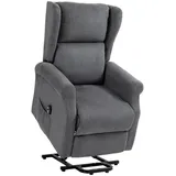 MODFU TV-Sessel Fernsehsessel,Relaxsessel (Elektrischer Fernsehsessel mit Aufstehhilfe & Liegefunktion, Leinenoptik – ergonomisch & langlebig), mit Relaxfunktion