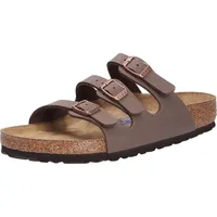 Birkenstock Florida Weichbettung Birko-Flor Nubuk mocca 42