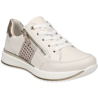 Ara Shoes Ara Damen LAS Vegas Sneaker, Cream,Shell,Platin, 41.5 EU Weit - 41.5 EU Weit