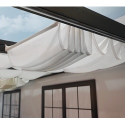 Palram - Canopia Sonnensegel für Terrassendach Stockholm | Weiß | 325x740 cm