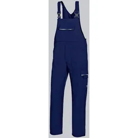 BP 1604-559-10-50n Latzhose, Stretch-Hosenträger mit Clipbefestigungen, 245,00 g/m2 Stoffmischung, dunkelblau, 50n