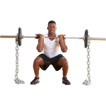 Sport-Thieme Prime Gewichtsketten Zubehör Hanteln 2x 16 kg grau / silber