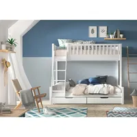 Vipack Etagenbett Scott 140 x 200 cm Kiefer lackiert weiß