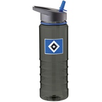 Hamburger SV HSV Flasche/Trinkflasche, Kunststoff ** transparent schwarz ** 29772