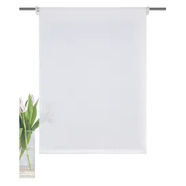 HOME WOHNIDEEN Raffrollo ROM 45 x 150 cm weiß