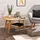 M2 Kollektion Couchtisch 247222 Stella Massivholz Wildeiche 80 x 45 cm