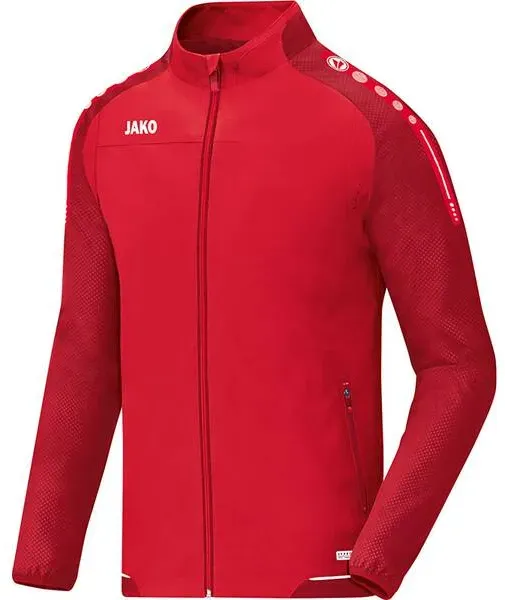 JAKO Herren Präsentationsjacke Champ, Rot / Dunkelrot, M