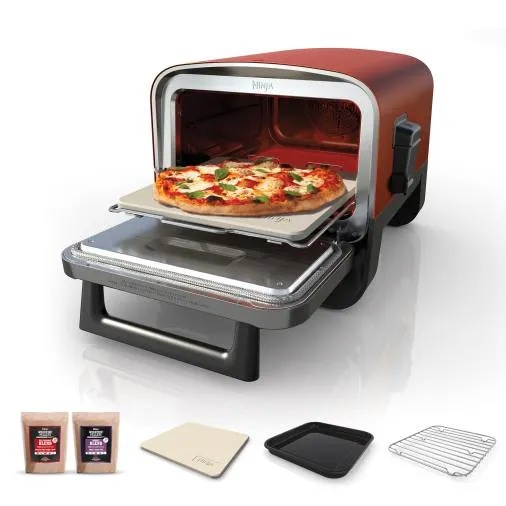 OO101EU Barbecue & Grill Elektrisch Holzkohle Schwarz, Silber 2400 W