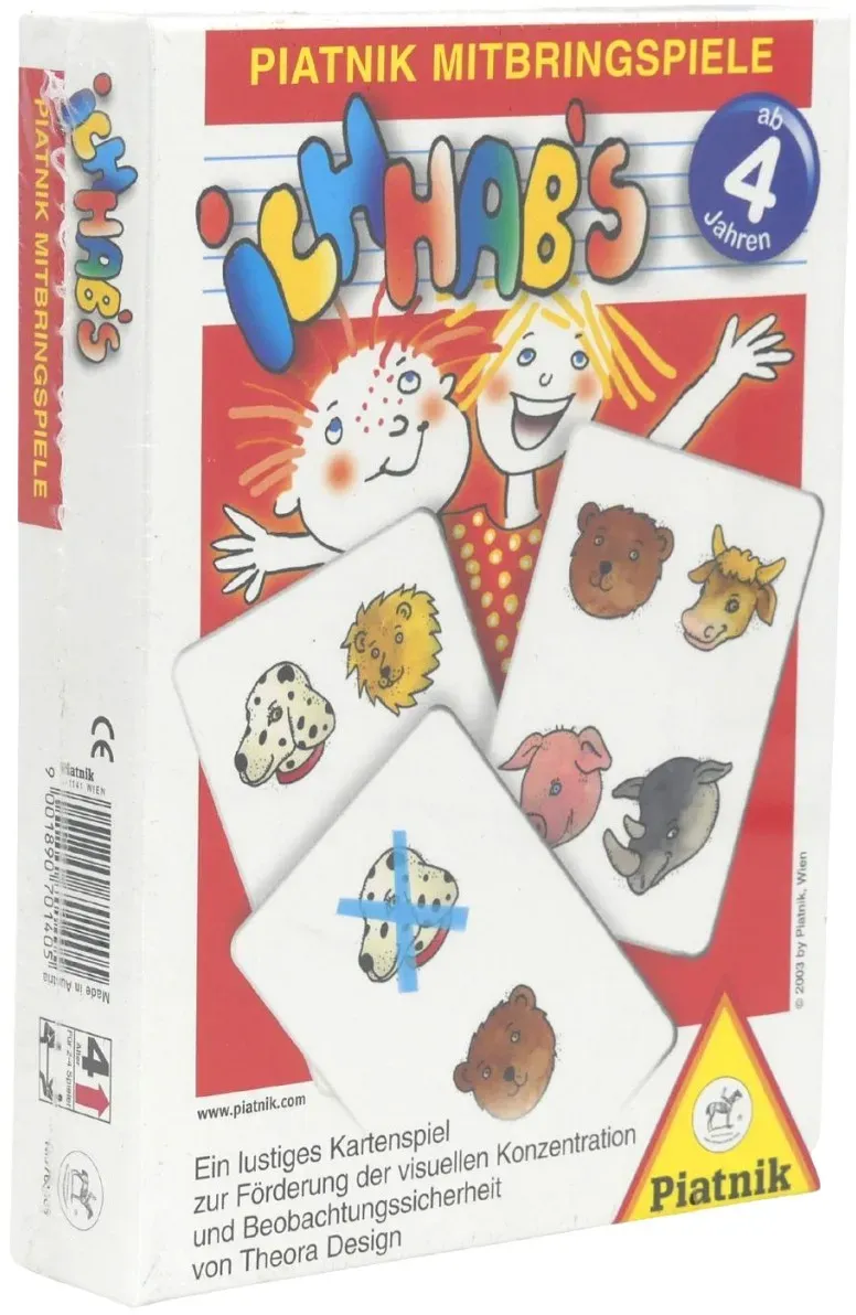 Piatnik Mitbringspiele ich hab's Kartenspiel Unterhalteng Konzentration NEU OVP