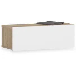 Idimex Nachtschrank NANI 60 x 21 x 27 cm Braun/Weiß