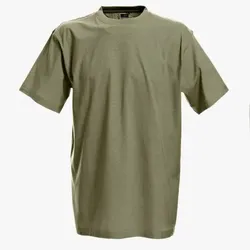 Komfort T-Shirt Rundhals JN002, khaki, Größe M - braun - M