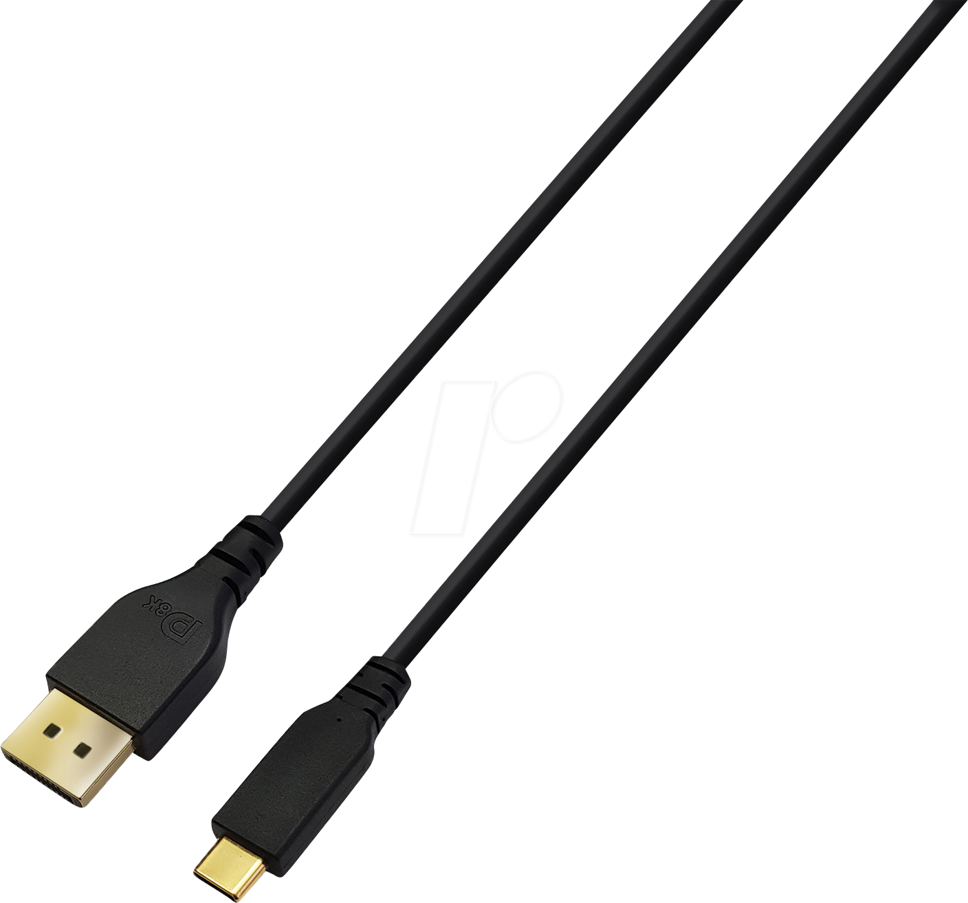 TTL USBC-DP-0,5M - USB C Stecker auf DP Stecker, DP 1.4, 8K@60 Hz, 0,5 m