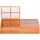 vidaXL Frühbeet Holz 180 x 57 x 62 cm Braun