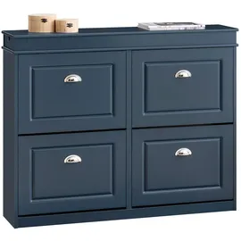 SoBuy Schuhkipper 105 x 83 x 24 cm blau
