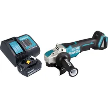 Makita DGA 520 SG1X1 Akku Winkelschleifer 18 V 125 mm X-LOCK Brushless + 1x Akku 6,0 Ah + Ladegerät